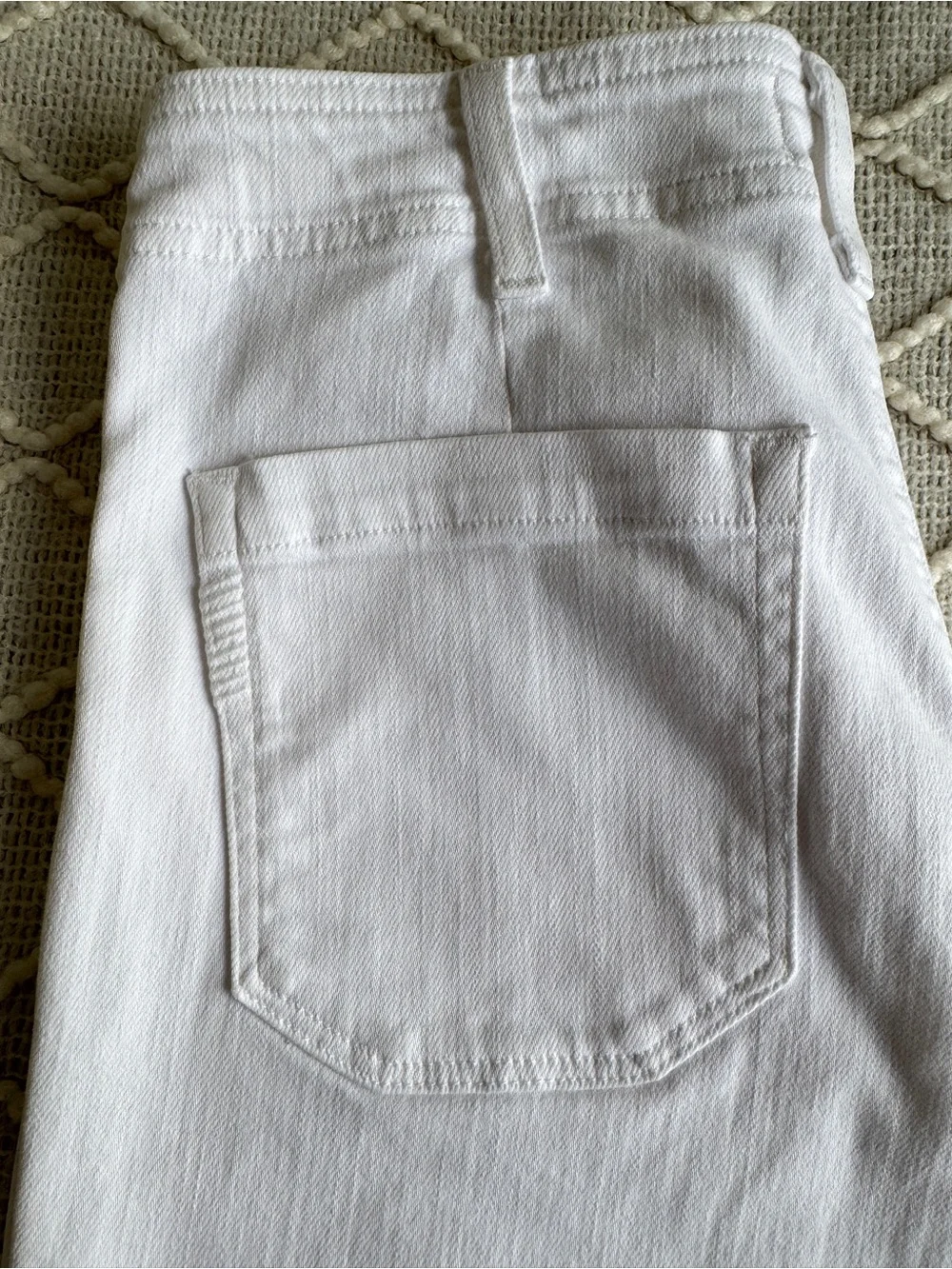 PAIGE Nellie White Wide Leg Crop Jeans Anthropologie Women’s Size 28